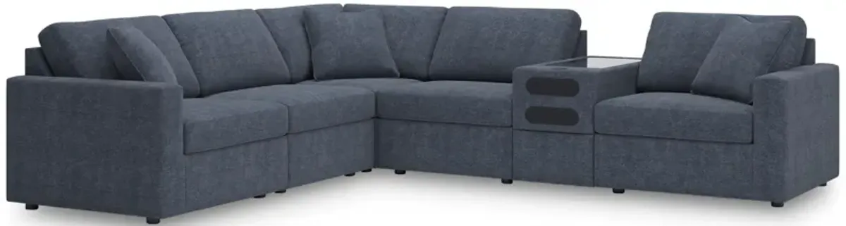 Modmax 6-Piece Modular Sectional With Audio Console