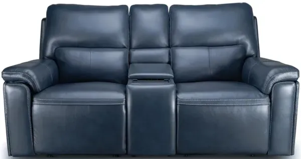 Echo Leather Power Reclining Loveseat