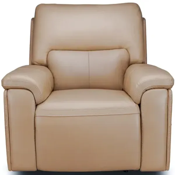 Echo Leather Power Recliner By Motomotion