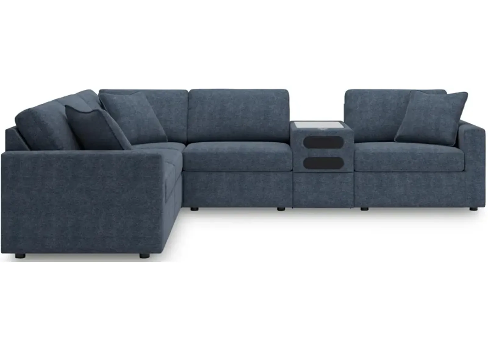 Modmax 6-Piece Modular Sectional With Audio Console