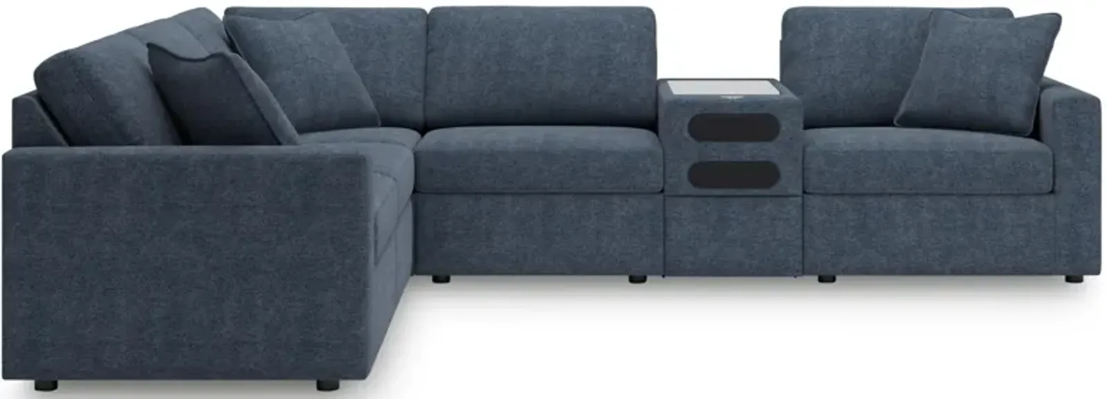 Modmax 6-Pc Modular Sectional With Audio Console