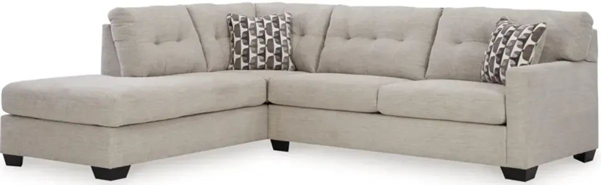 Mahoney 2-Pc Sectional With Chaise Left Arm Facing