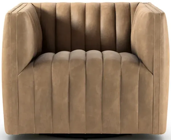 Augustine Leather Swivel Chair