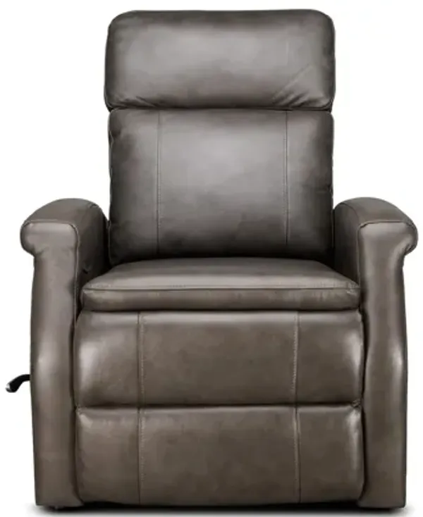 Latte Leather Swivel Glider Recliner