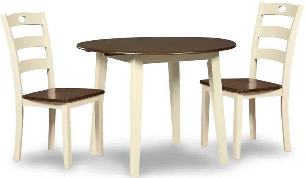 3-Pc Drop Leaf Dining Set