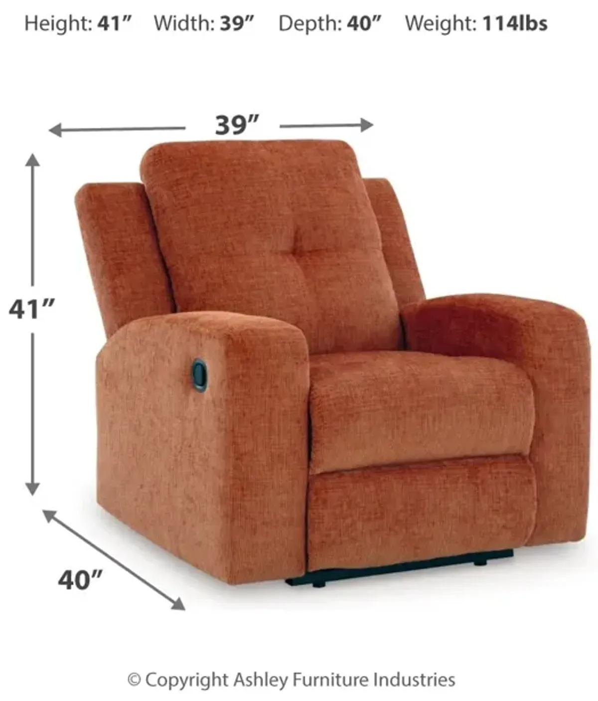 Danum Wall Recliner