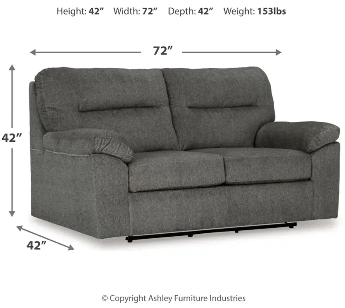 Bindura Glider Loveseat