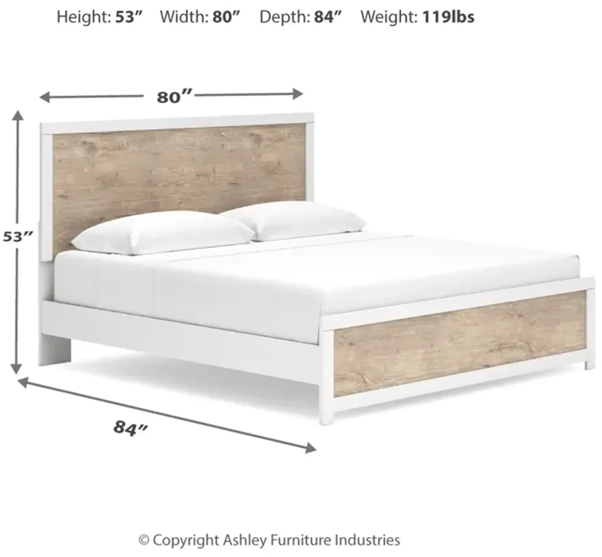 Charbitt King Panel Bed