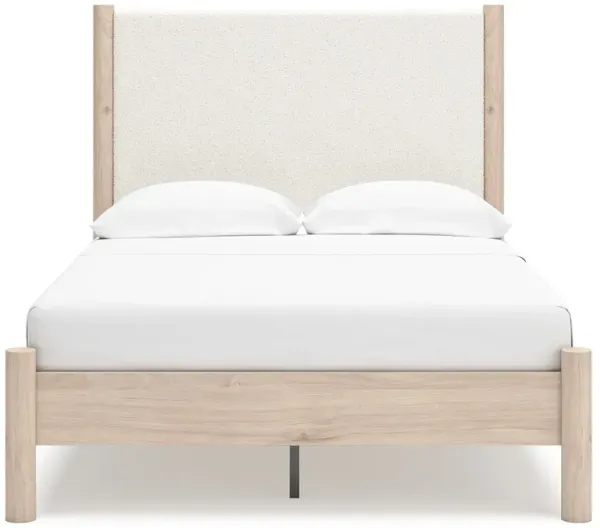 Cadmori Full Upholstered Panel Bed