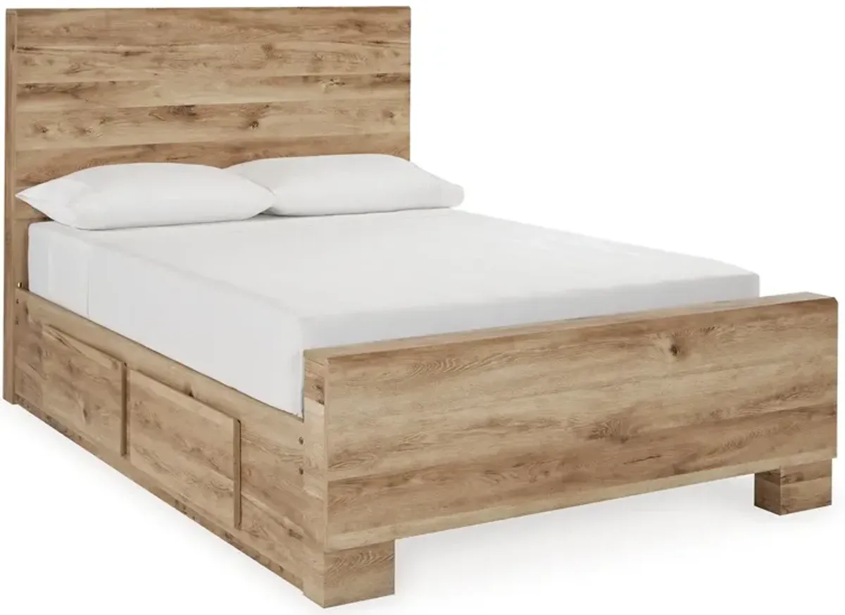 Hyanna Full Panel Bed With 1 Side Drawer