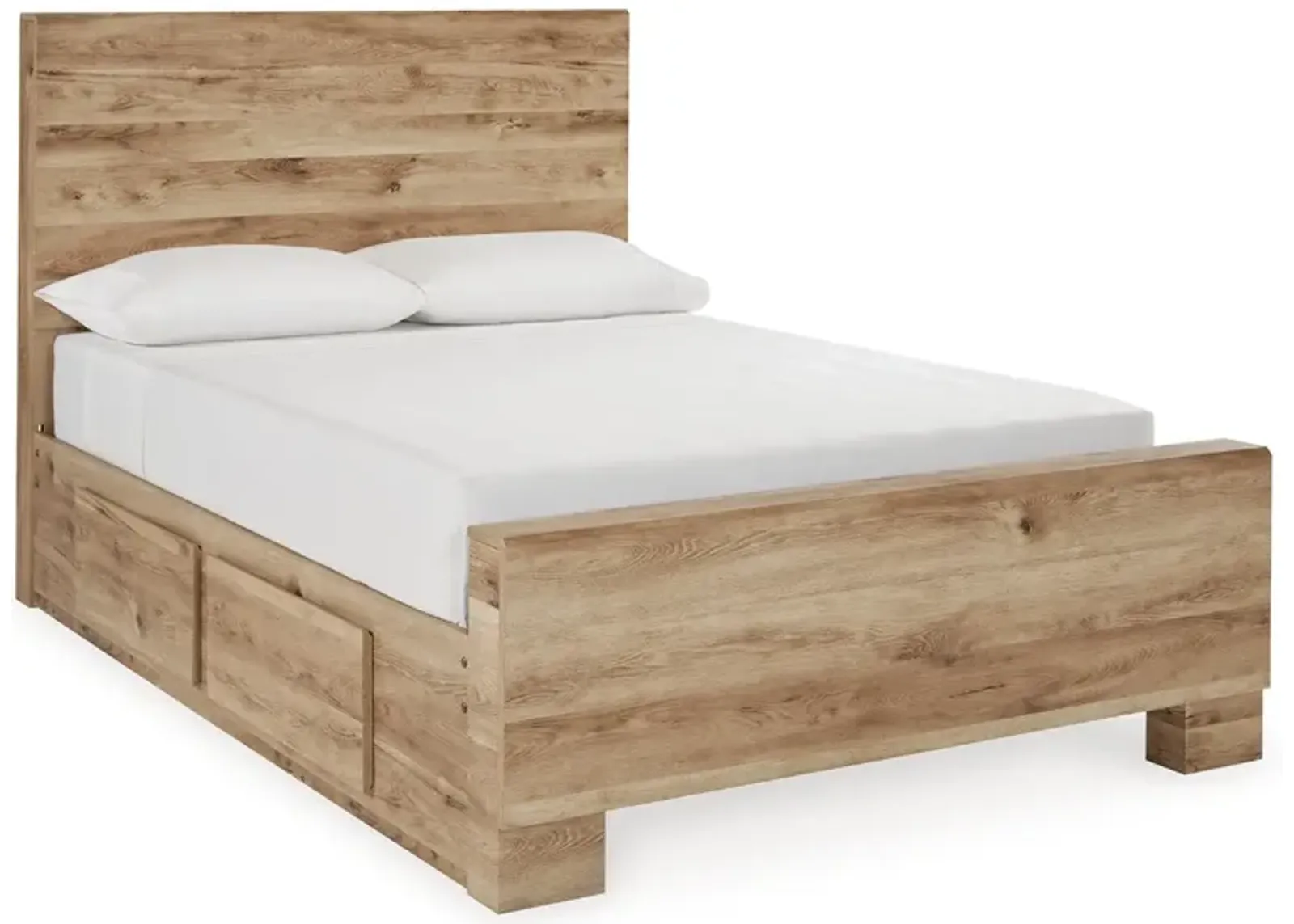 Hyanna Full Panel Bed With 1-Side Storage