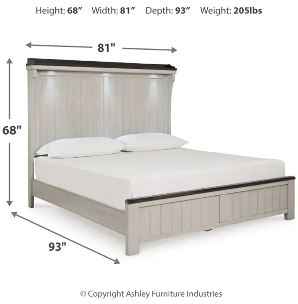 Darborn King Panel Bed