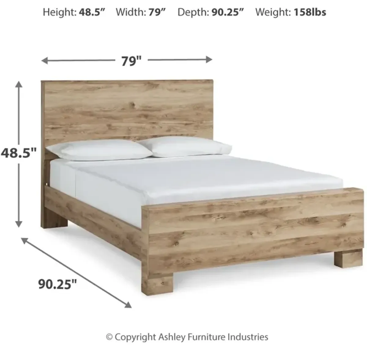 Hyanna King Panel Bed