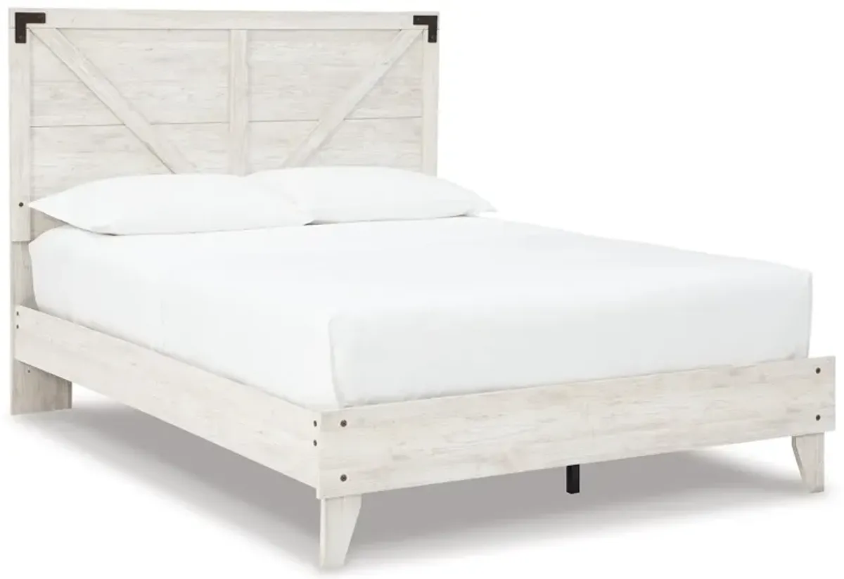 Shawburn Queen Crossbuck Panel Platform Bed