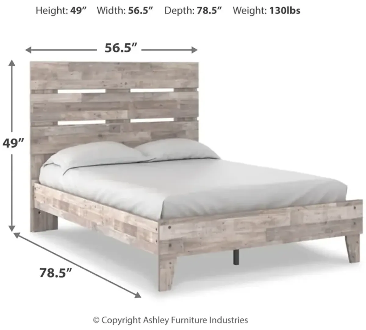 Neilsville Full Platform Panel Bed