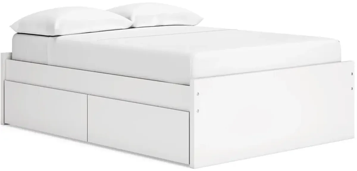 Onita Full Platform Panel Bed W/2 Storage Drawers