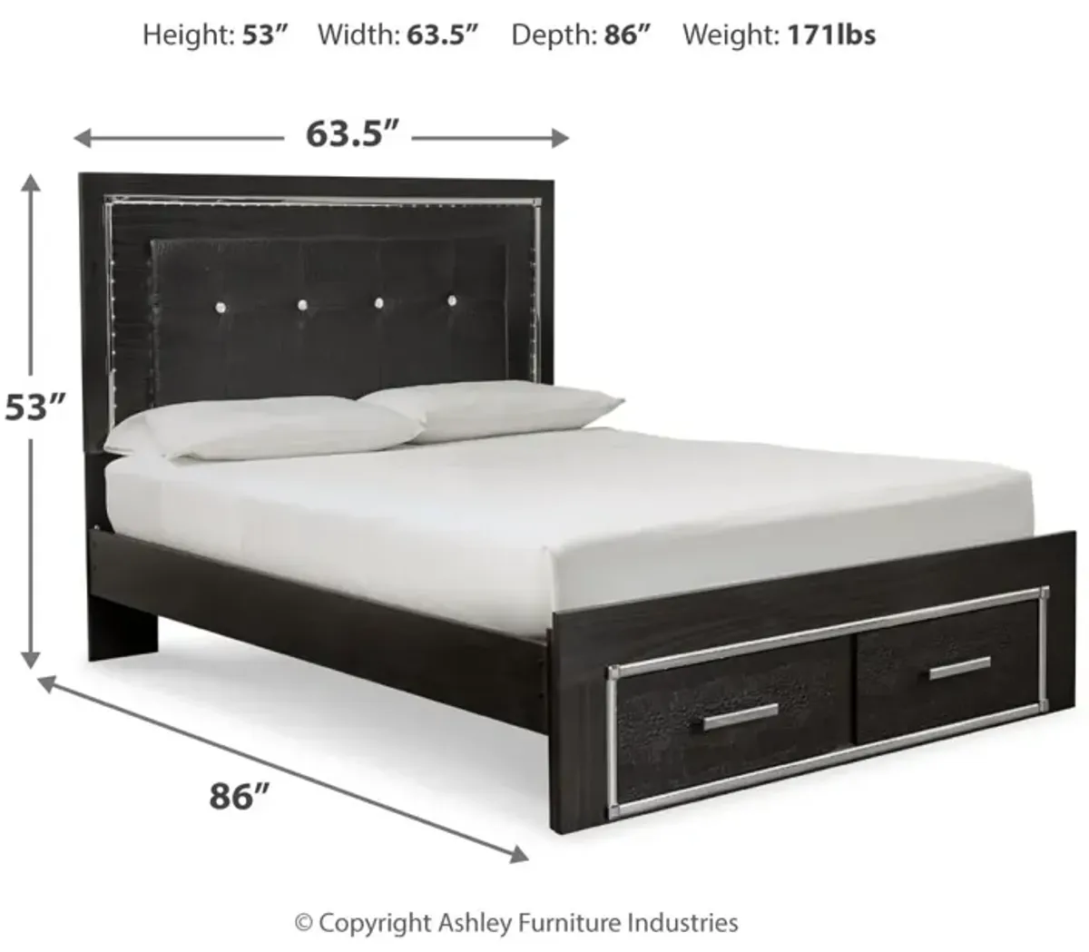 Kaydell Panel Storage Bed