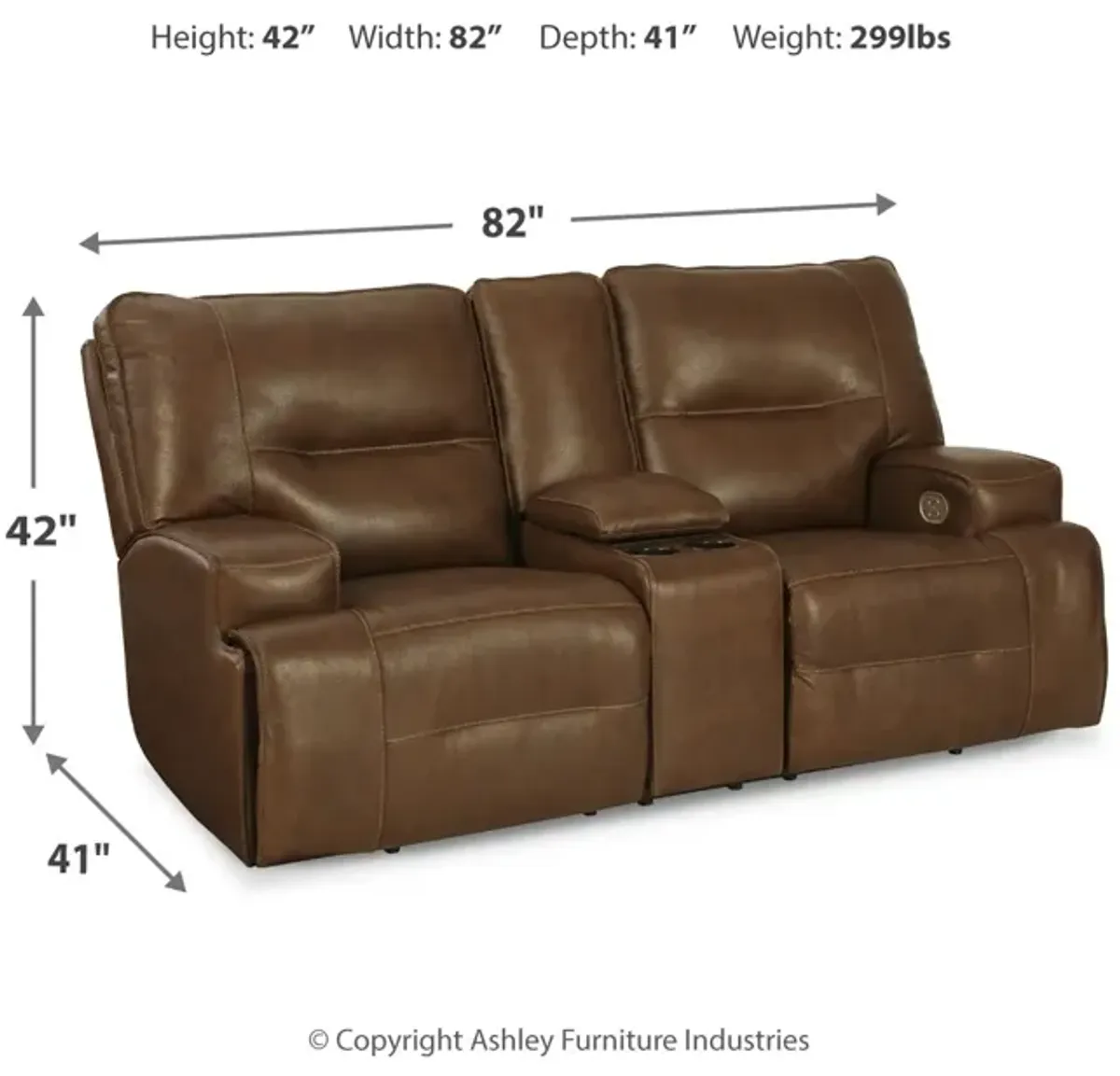 Francesca Power Loveseat