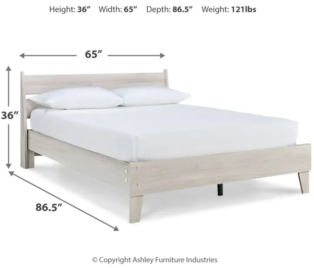 Socalle Queen Platform Panel Bed