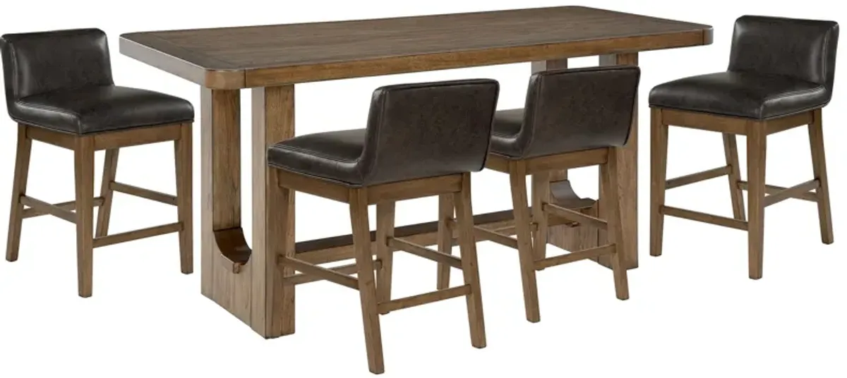 Cabalynn 5-Pc Counter Height Dining Set