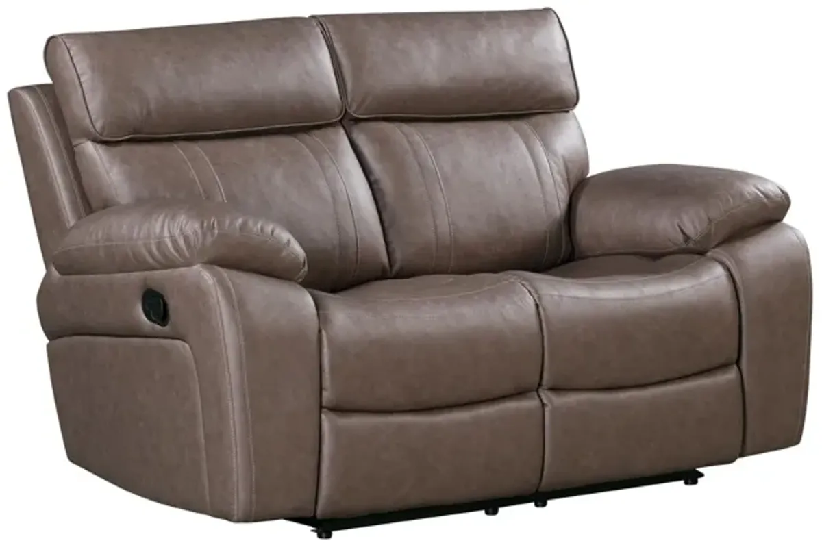 Hazelnut Reclining Loveseat