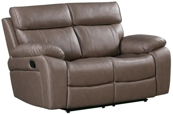 Hazelnut Reclining Loveseat