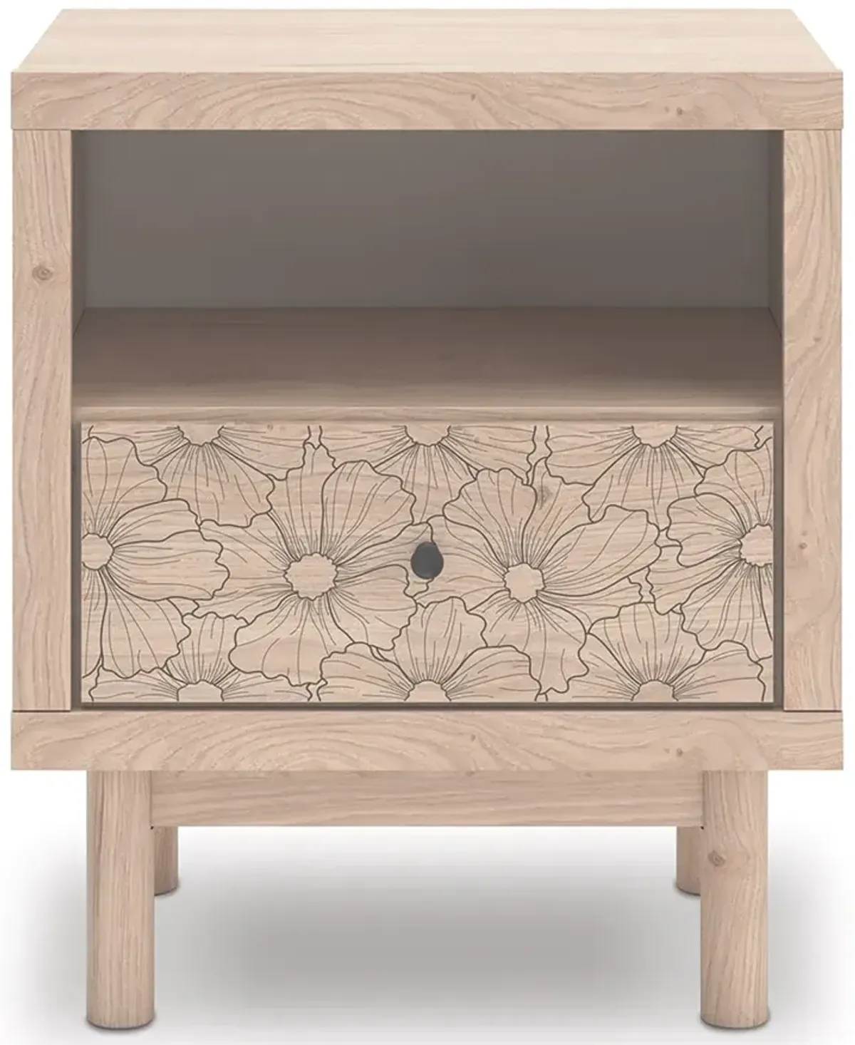 Shapella 1-Drawer Nightstand