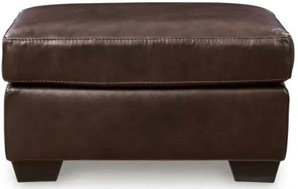 Santorine Leather Ottoman