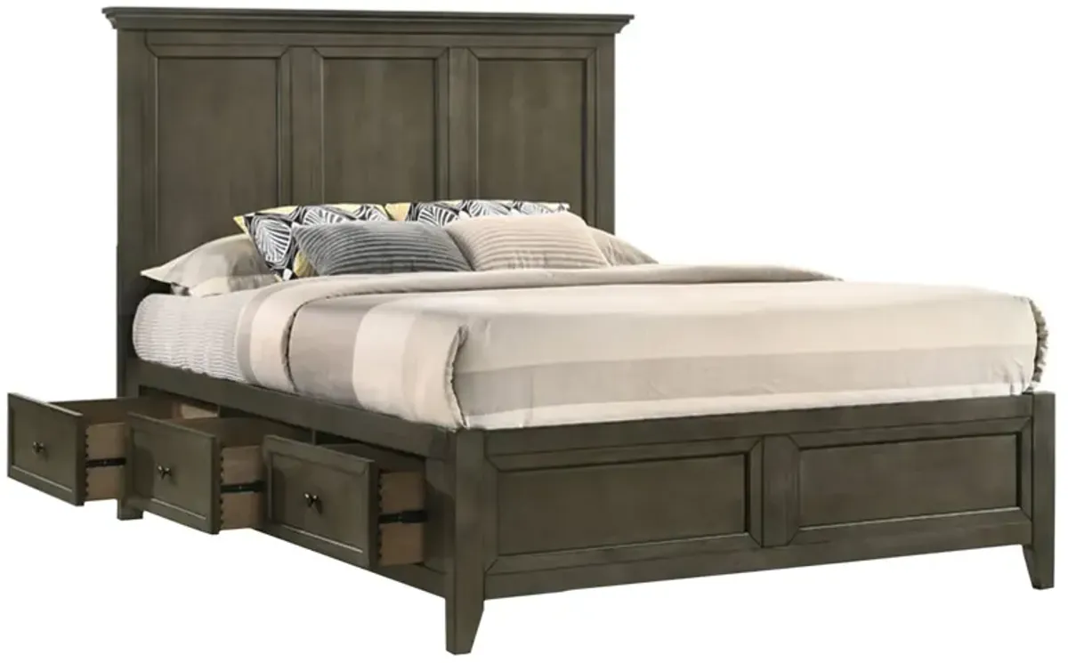 San Simeon Queen Storage Bed