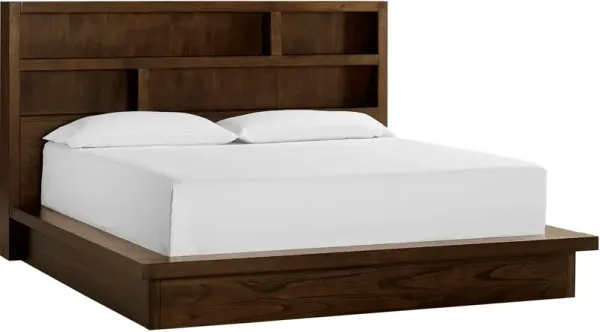 Moreno Queen Bookcase Platform Bed