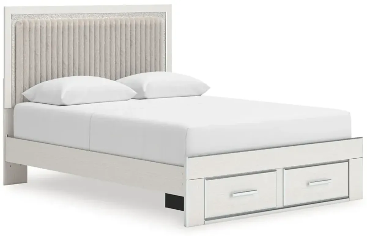 Birmonton Upholstered Panel Storage Bed
