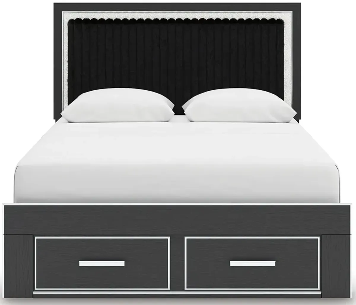 Birmonton Upholstered Panel Storage Bed
