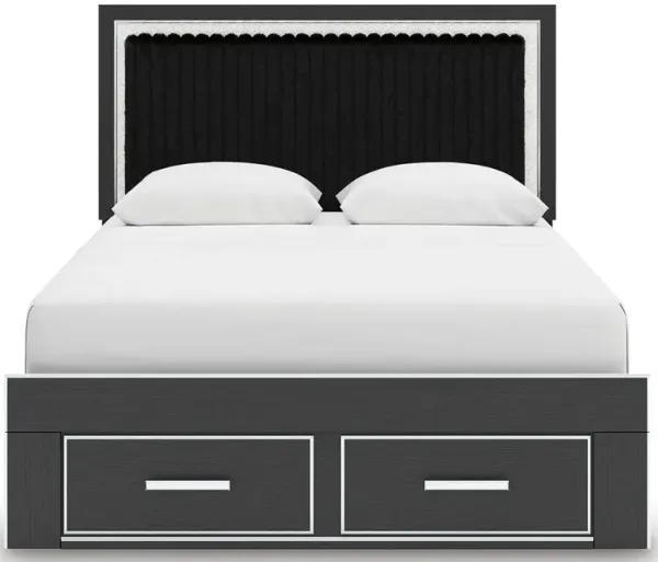 Birmonton Upholstered Panel Storage Bed