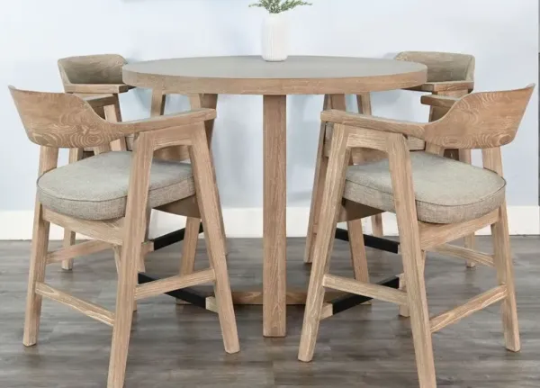 Mia 5-Pc Counter Height Dining Set