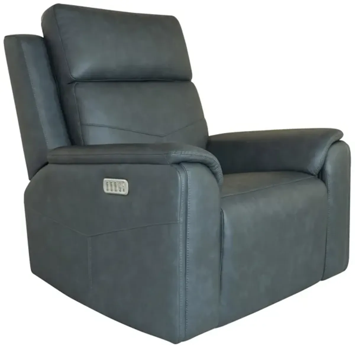 Tidwell Leather Match Swivel Glider Power Recliner By Flexsteel
