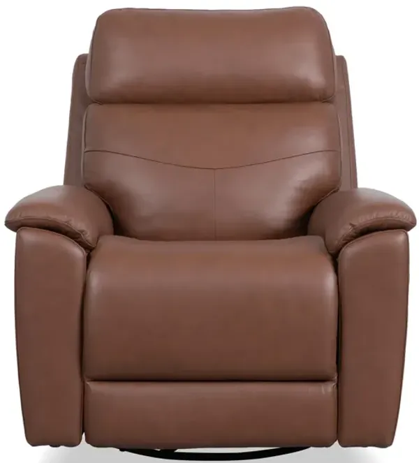 Perfect Match Refined Vander Leather Power Recliner By Flexsteel