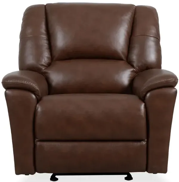 Perfect Match Plush Maloney Leather Power Recliner By Flexsteel