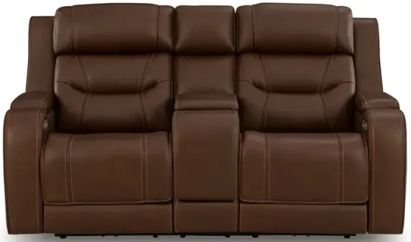 Dreamer Power Reclining Loveseat With Audio