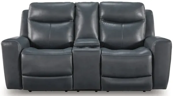 Momentum Moves Leather Power Reclining Loveseat