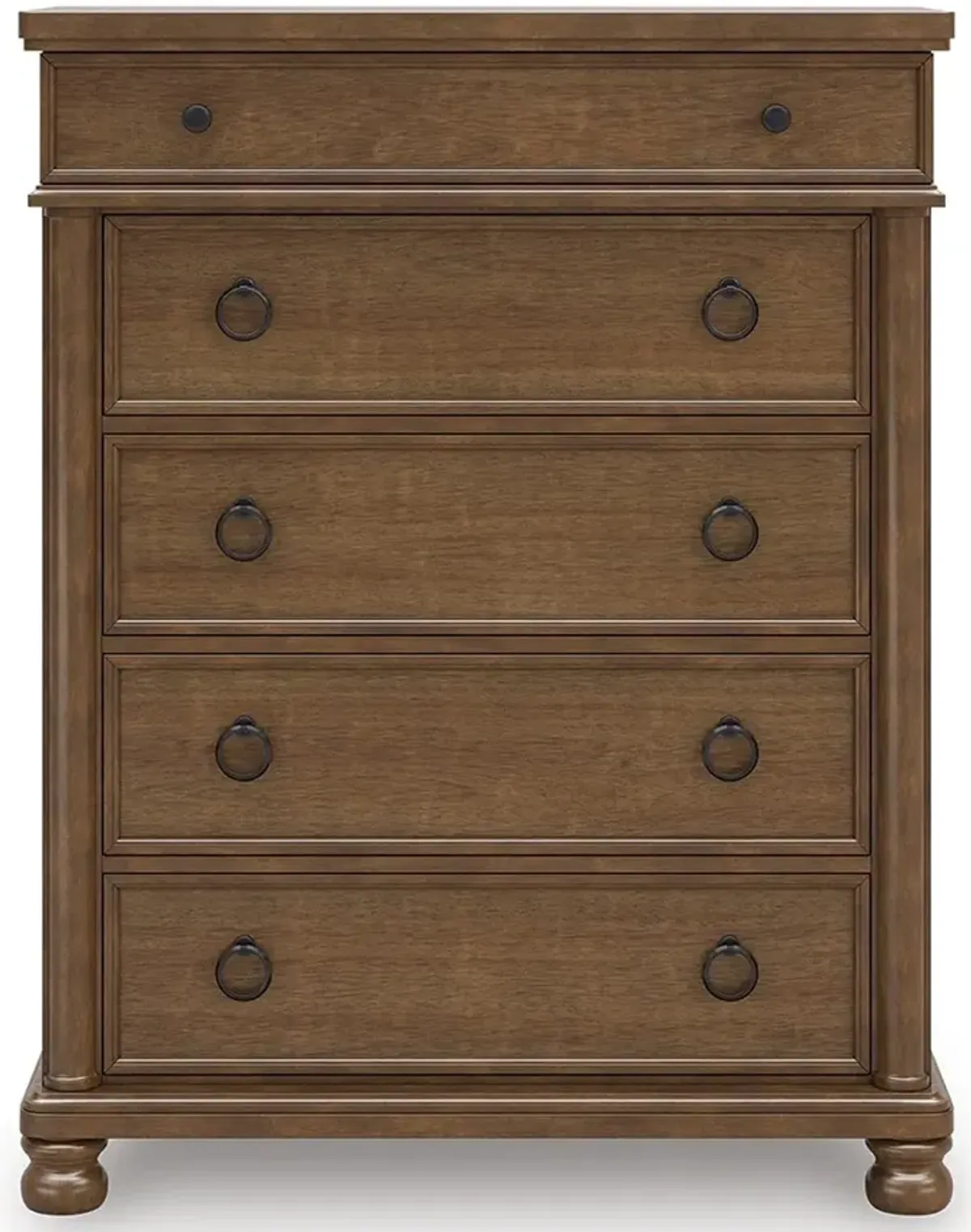 Chadworth Brown 5-Drawer Dresser