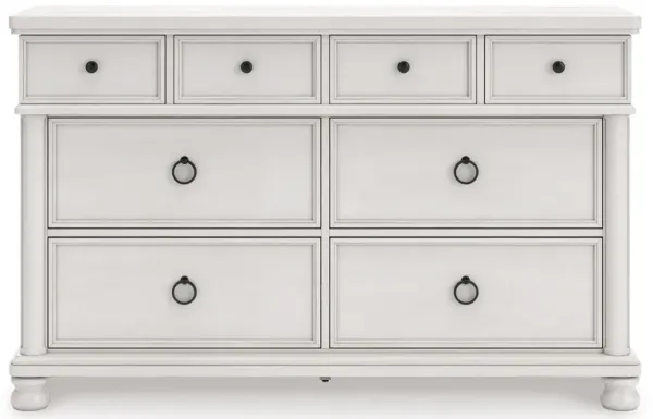 Chadworth Antique White 8-Drawer Dresser