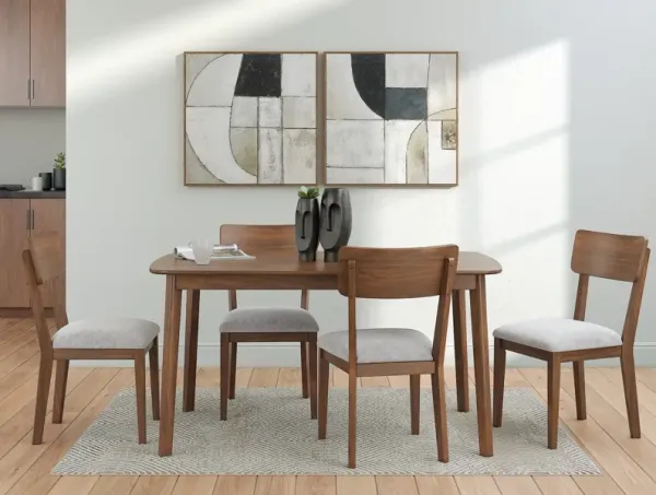 Lyncott Dining Table And 4 Chairs (Set Of 5)