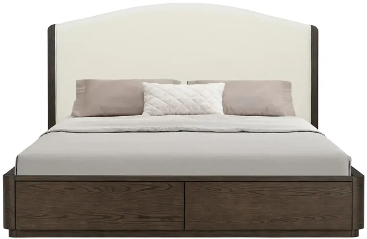 Montrose King Upholstered Storage Bed By Flexsteel