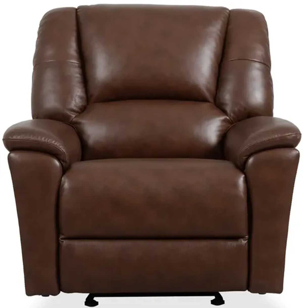 Perfect Match Maloney Leather Glider Recliner By Flexsteel