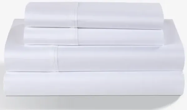 Bedgear Hyper-Cotton Sheet Set, White, Twin