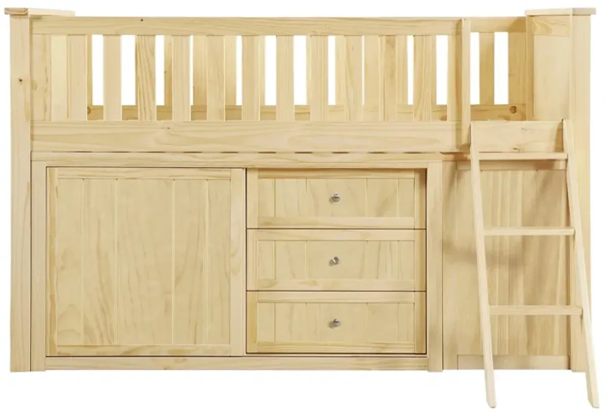 Rowen Twin Low Loft Bunk Bed