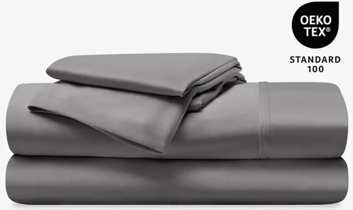Bedgear Dri-Tec Sheet Set, Grey, Twin / Twin Xl