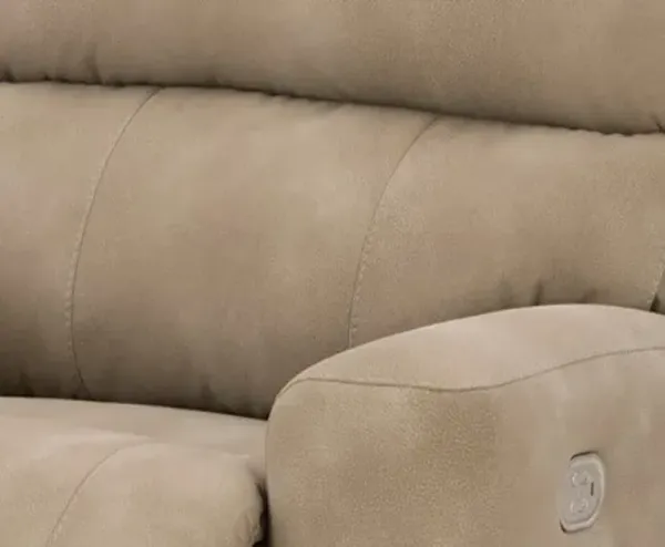 Next-Gen Durapella 5-Pc Power Reclining Sectional With Free Power Recliner