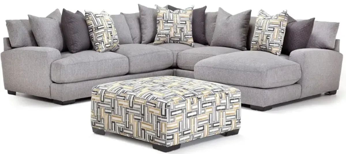 Hartman 4-Pc Sectional With Right Arm Facing Chaise