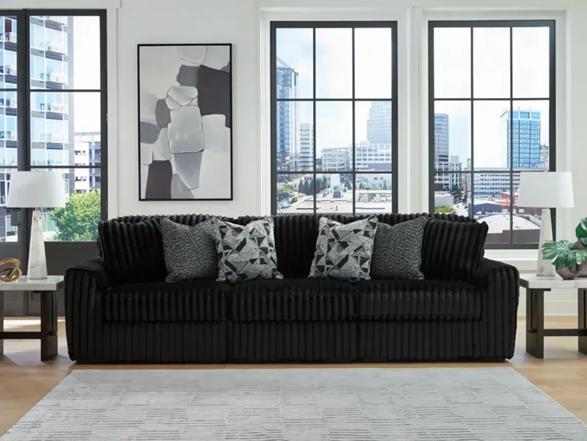 Midnight-Madness 3-Pc Sectional Sofa